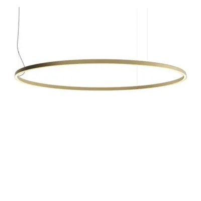 Luceplan - Compendium Circle LED Taklampa Ø200 Brass