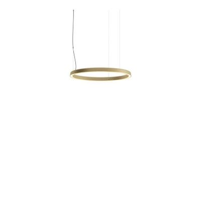 Luceplan - Compendium Circle LED Taklampa Ø72 Brass