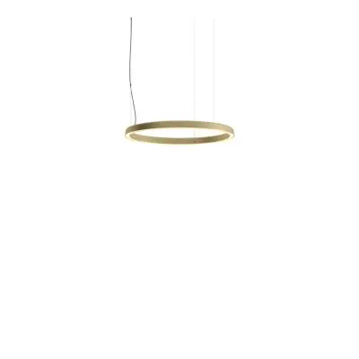 Luceplan - Compendium Circle LED Taklampa Ø72 Brass