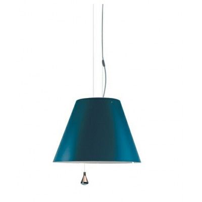 Luceplan - Costanza Taklampa Up/Down Petroleum Blue
