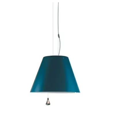 Luceplan - Costanza Taklampa Up/Down Petroleum Blue