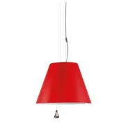 Luceplan - Costanza Taklampa Up/Down Primary Red