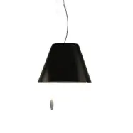 Luceplan - Costanzina Taklampa Liquorice Black