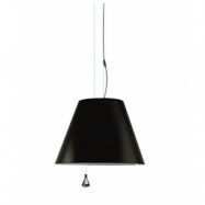 Luceplan - Lady Costanza Taklampa Black