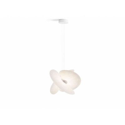 Luceplan - Levante Taklampa Small Matt White/White