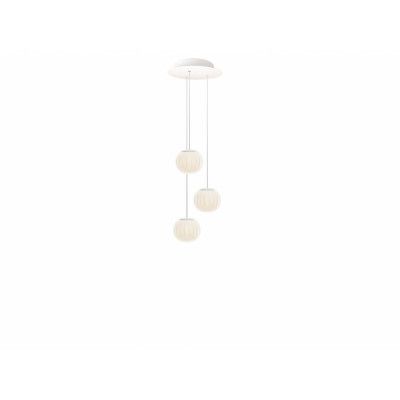 Luceplan - Lita Multiple pendellampa, Ø 14 cm, vit/opal