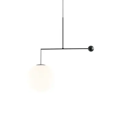 Luceplan - Malamata Taklampa Ø48 Matt Black
