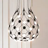 Luceplan - MESH pendellampa svart 50 cm