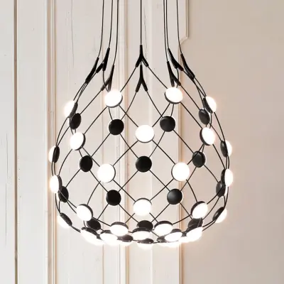 Luceplan - MESH pendellampa svart 50 cm