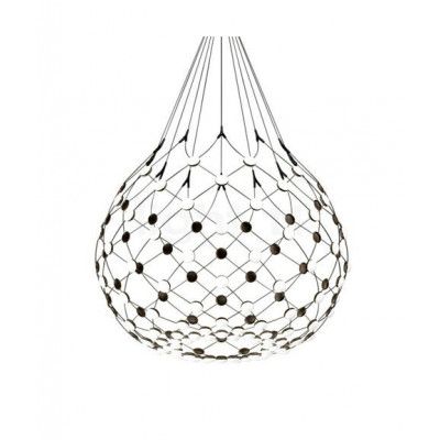 Luceplan - Mesh LED-hänglampa, Ø 100 cm, svart, smart