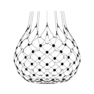 Luceplan - Mesh Taklampa Ø100xH90 Phase 2m Black