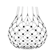 Luceplan - Mesh Taklampa Ø100xH90 Phase 3m Black