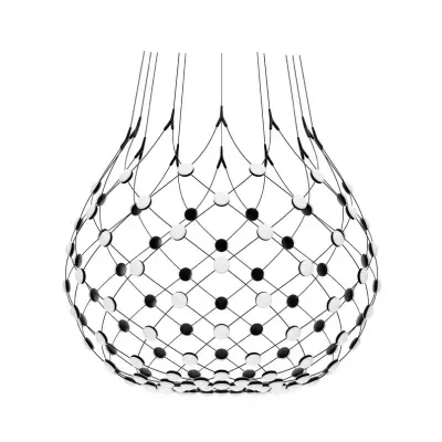 Luceplan - Mesh Taklampa Ø100xH90 Phase 3m Black