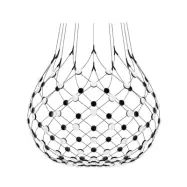 Luceplan - Mesh Taklampa Ø100xH90 Phase 4m Black