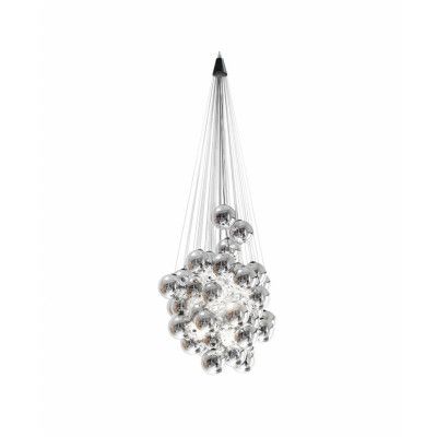 Luceplan - Stochastic 72 Taklampa 2700K Opal Metal