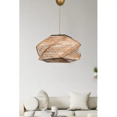 LUMI HM190 taklampa - naturligt trä (Ø36)