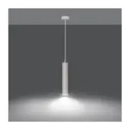 LUNA 1 Taklampa, Vit