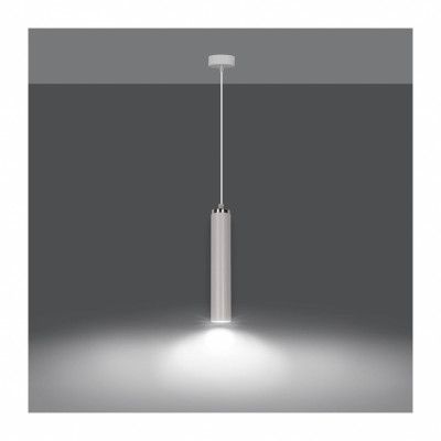 LUNA 1 Taklampa, Vit