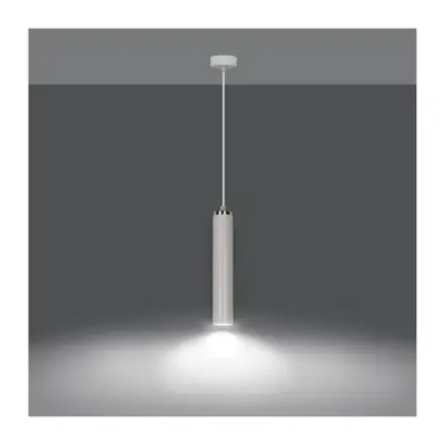 LUNA 1 Taklampa, Vit