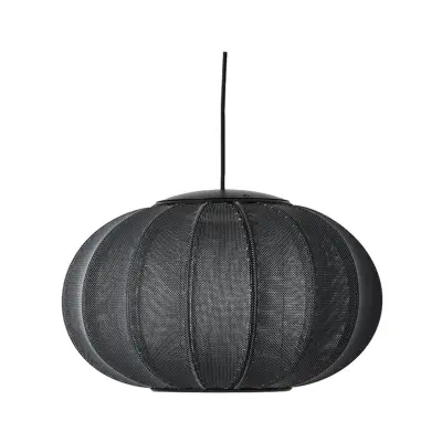 Made By Hand - Knit-Wit 45 Oval LED Taklampa Black