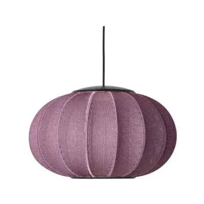 Made By Hand - Knit-Wit 45 Oval LED Taklampa Burgundy