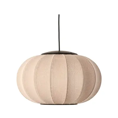 Made By Hand - Knit-Wit 45 Oval LED Taklampa Sand Stone