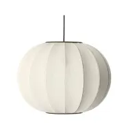 Made By Hand - Knit-Wit 45 Round LED Taklampa Pearl White