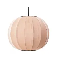 Made By Hand - Knit-Wit 45 Round LED-hänglampa beige Ø45cm, tillverkad för hand