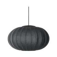 Made By Hand - Knit-Wit 57 Oval LED Taklampa Black