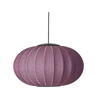 Made By Hand - Knit-Wit 57 Oval LED Taklampa Burgundy