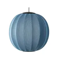 Made By Hand - Knit-Wit 60 Round LED Taklampa Blue Stone
