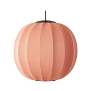 Made By Hand - Knit-Wit 60 Round LED Taklampa Coral