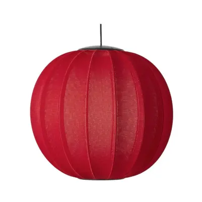 Made By Hand - Knit-Wit 60 Round LED Taklampa Maple Red