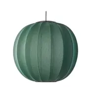 Made By Hand - Knit-Wit 60 Round LED Taklampa Tweed Green