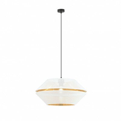 MALIA 1 Taklampa, Svart/Vit/Guld