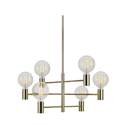 Markslöjd - Capital 6 Taklampa Mässing