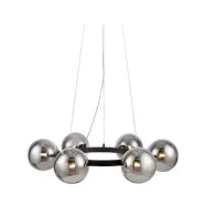 Markslöjd - Circle 6 Taklampa Svart/Røyk