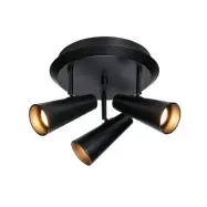 Markslöjd CREST Takplafond 3L Rund Svart