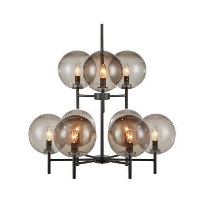 Markslöjd - Crown 9 Taklampa Svart/Røyk