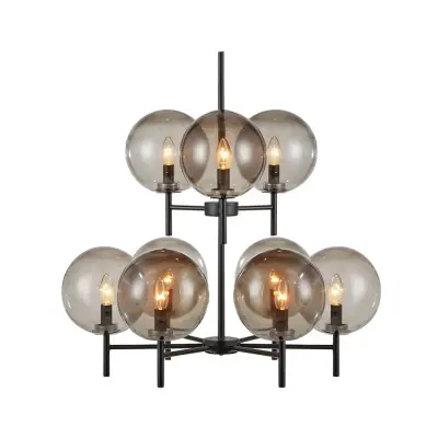 Markslöjd - Crown 9 Taklampa Svart/Røyk