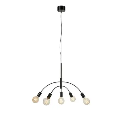 Markslöjd CYGNUS Taklampa 5L Svart