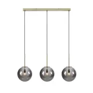 Markslöjd DIONE Taklampa 3L Smoke/Antik