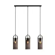 Markslöjd GLORY Taklampa 3L Svart/Smoke