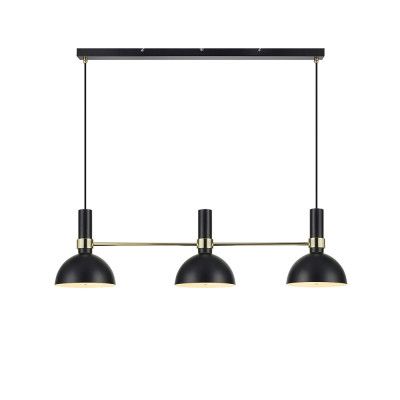 Markslöjd - Larry 3 Taklampa Black/Brushed Brass