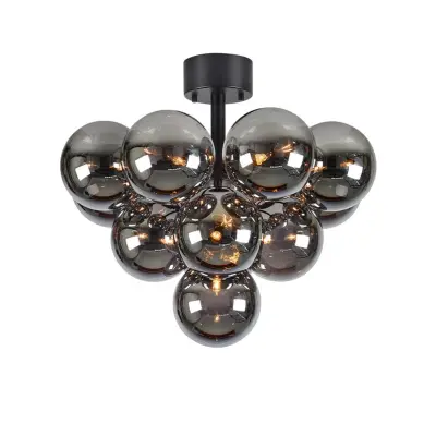 Markslöjd - Merlot 13 Plafond Matt Svart/Røyk