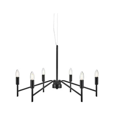 Markslöjd - Monarch 6 Taklampa Svart