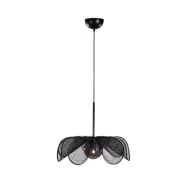 Styrka Taklampa Ø63 Black/Smoke Markslöjd - Vardagsrum - Tyg / textil - Med en ljuskälla