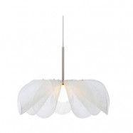 Markslöjd - Styrka Taklampa Ø75 Satin Nickel/Vit
