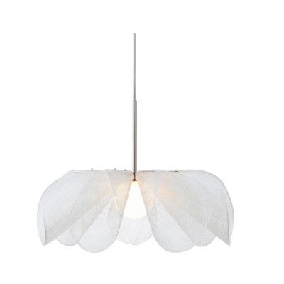 Markslöjd - Styrka Taklampa Ø75 Satin Nickel/Vit