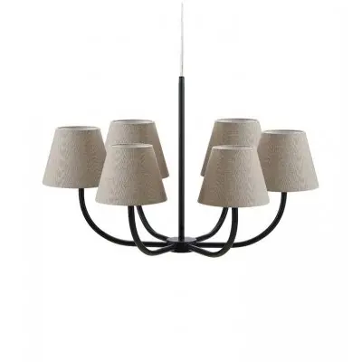 Markslöjd Takkrona COZY 6L Svart/Beige